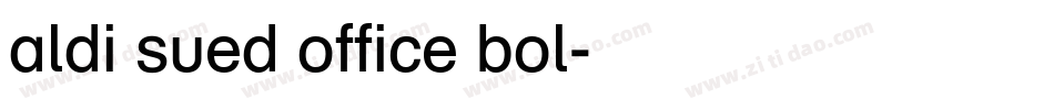 aldi sued office bol字体转换